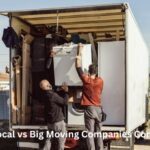 Men loading items into moving truck